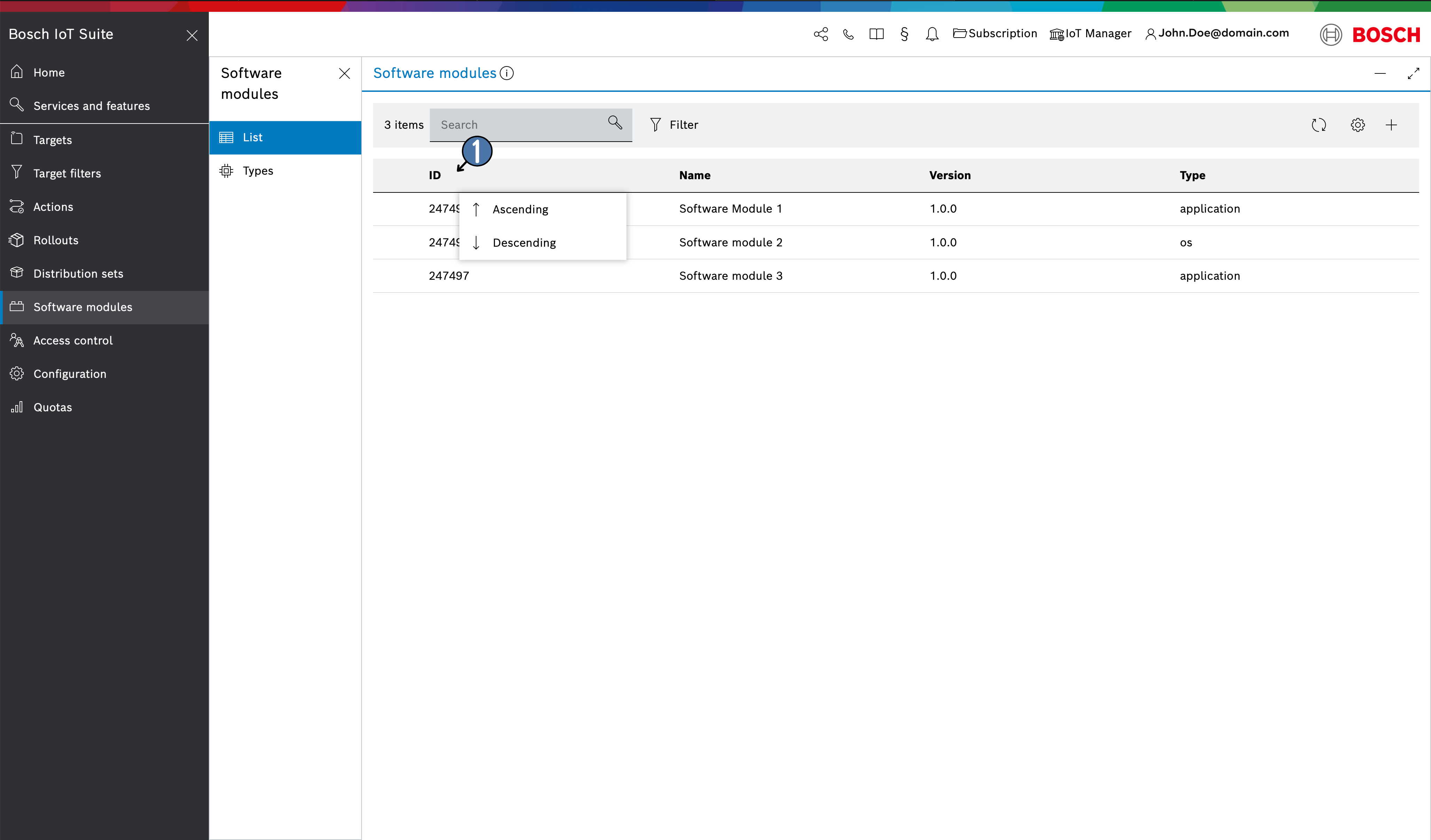 sort software modules