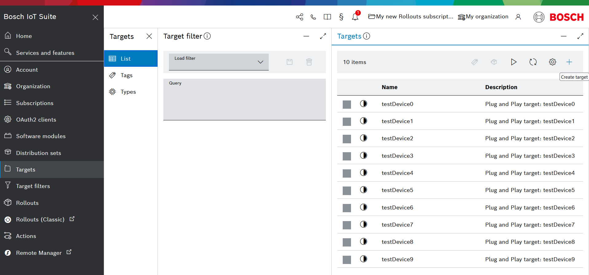 Create target icon